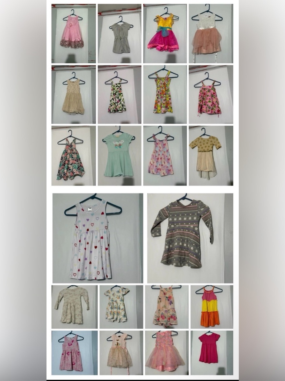 Girls Dresses bundle size 4T (22 dresses)